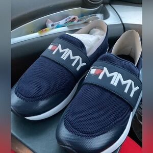 Tommy Hilfiger Navy Slip-On Sneakers